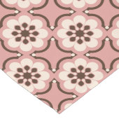 Chemin De Table Long Fleur rose (Coin)
