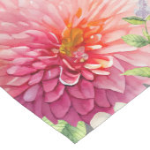 Chemin De Table Long Fleurs Dahlia Roses (Coin)