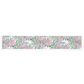Chemin De Table Long Fleurs Fleurs Violet Lotus Aquarelle Art (Horizontal)