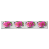 Chemin De Table Long Fleurs roses au soleil (Horizontal)