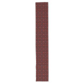 Chemin De Table Long Fleurs rouges Palestine Broderie tatreez Motif (Devant)