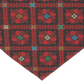 Chemin De Table Long Fleurs rouges Palestine Broderie tatreez Motif (Coin)