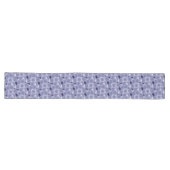 Chemin De Table Long Fleurs violettes (Horizontal)