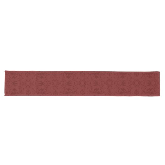 Chemin De Table Long Fleury rouge (Horizontal)