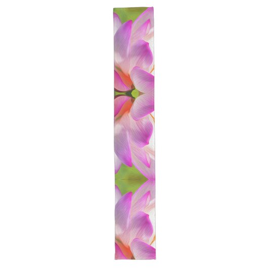 Chemin De Table Long FLEUVE PURPLE - Art Fractal - (Devant)