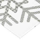 Chemin De Table Long Flocons de neige Houndstooth de Noël Chic (Coin)