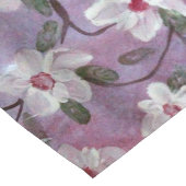 Chemin De Table Long Flore bleue et marron (Coin)