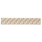Chemin De Table Long Flore Oiseaux Table Runner Cosy Fall Dining Accent (Horizontal)