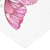 Chemin De Table Long Flower Butterfly with Pink Sakura (Coin)