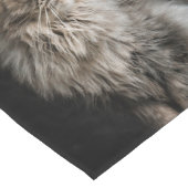 Chemin De Table Long Fluffy Gris (Coin)