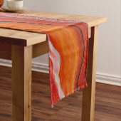 Chemin De Table Long Flux de lave dans différentes nuances de table moy (In Situ)