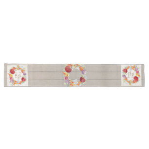 Chemin De Table Long Foi de la famille des fermiers rustiques Fall Wood