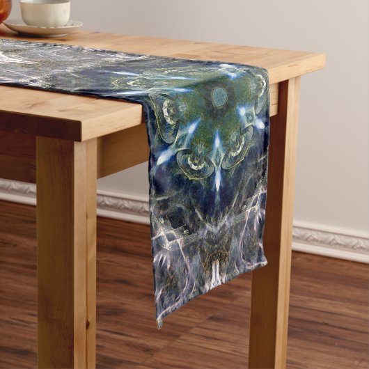 Chemin De Table Long Folk Mandala Short Table Runner (In Situ)