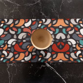 Chemin De Table Long Forme géométrique minimale Abstraite