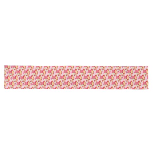 Chemin De Table Long Fraise (Horizontal)