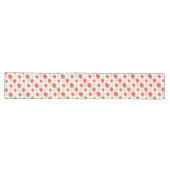 Chemin De Table Long Fraises et Coeurs sucrés Coureur de table (Horizontal)