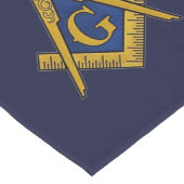 Chemin De Table Long Freemason Masonic Carré et Compass (Coin)