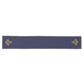 Chemin De Table Long Freemason Masonic Carré et Compass (Horizontal)