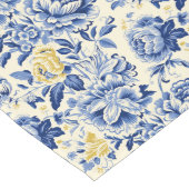 Chemin De Table Long French Blue & Lemon Shabby Harmonie Chic (Coin)