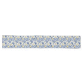 Chemin De Table Long French Blue & Lemon Shabby Harmonie Chic (Horizontal)