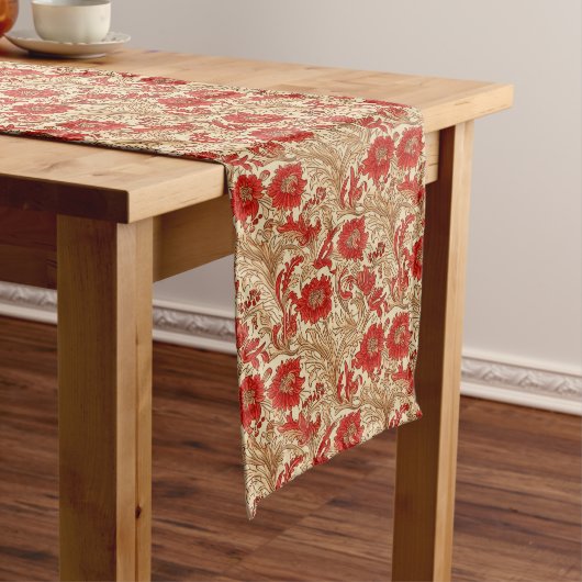 Chemin De Table Long French Red Harvest : Rustic Farmhouse Accents (In Situ)