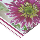 Chemin De Table Long Fuchsia Pink Chrysanthemums Collage Table Runner (Coin)
