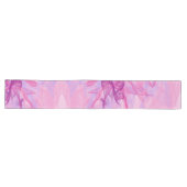 Chemin De Table Long FUMÉE ROSE - Art fractal moderne et abstrait - (Horizontal)