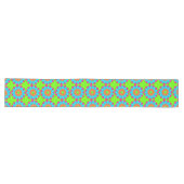 Chemin De Table Long Funny Flower Power Bloom III + votre backgr. & idé (Horizontal)