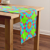 Chemin De Table Long Funny Flower Power Bloom III + votre backgr. & idé (In Situ)