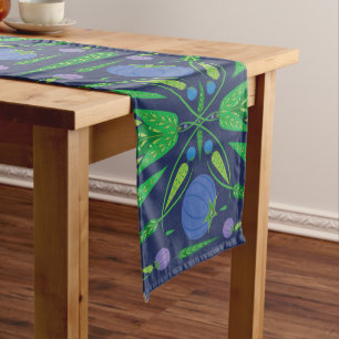 Chemin De Table Long Gardien Du Coureur De Table Blueberries (3 Tailles