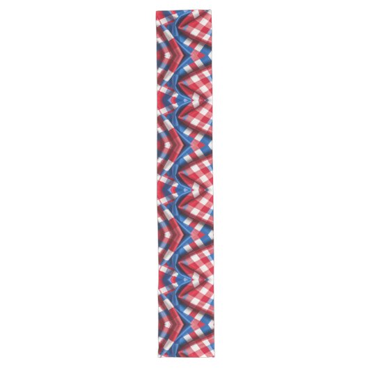 Chemin De Table Long Gingham et Gloire (Devant)