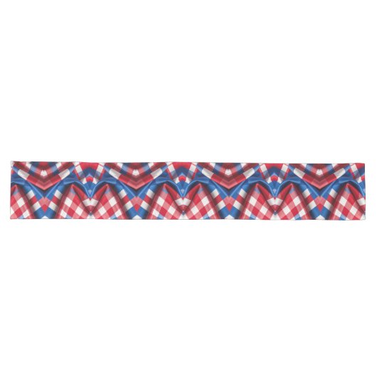 Chemin De Table Long Gingham et Gloire (Horizontal)