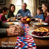 Chemin De Table Long Gingham et Gloire