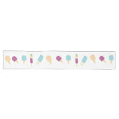 Chemin De Table Long Glaçons d'été Paillettes (Horizontal)