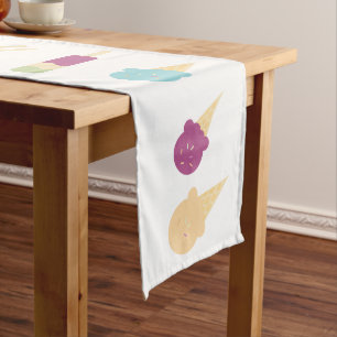 Chemin De Table Long Glaçons d'été Paillettes