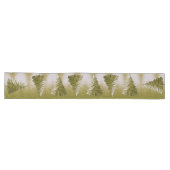 Chemin De Table Long Gold Holiday Christmas Tree Table Runner (Horizontal)