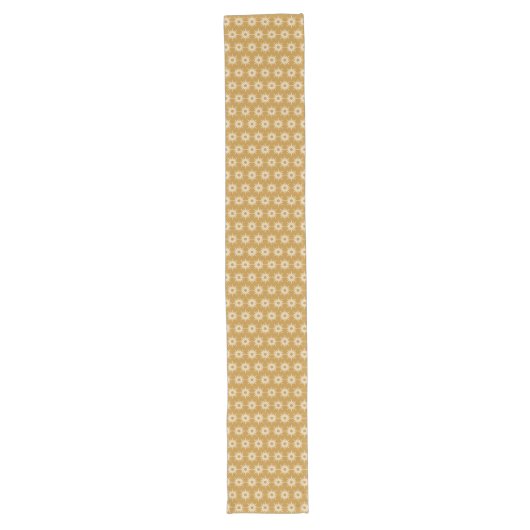 Chemin De Table Long Gold Starburst Motif Long Table Runner (Devant)