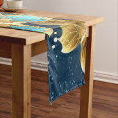 Chemin De Table Long Golden butterflies (In Situ)