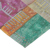 Chemin De Table Long Hanukkah "Beaucoup de Menorahs" (Coin)