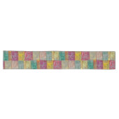 Chemin De Table Long Hanukkah "Beaucoup de Menorahs" (Horizontal)