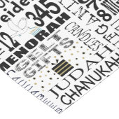 Chemin De Table Long Hanukkah Joyeux Amusement (Coin)