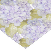 Chemin De Table Long Hydrangea Teintes D'Art De Violet Bleu (Coin)