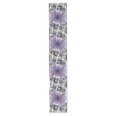 Chemin De Table Long Illusion de lilas Art floral abstrait fractal Fant (Devant)