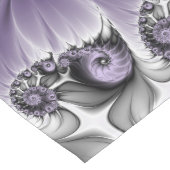 Chemin De Table Long Illusion de lilas Art floral abstrait fractal Fant (Coin)
