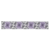 Chemin De Table Long Illusion de lilas Art floral abstrait fractal Fant (Horizontal)