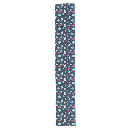 Chemin De Table Long Illustration du Motif spatial (Devant)
