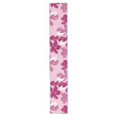Chemin De Table Long Impression botanique de magnolia rose (Devant)