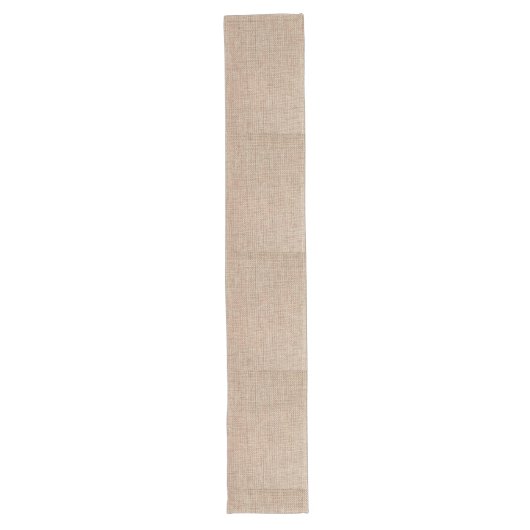 Chemin De Table Long Impression Burlap (Devant)