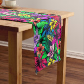 Chemin De Table Long Impression hawaïenne (In Situ)