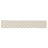 Chemin De Table Long Imprimante Victorian Neutral Damask (Horizontal)